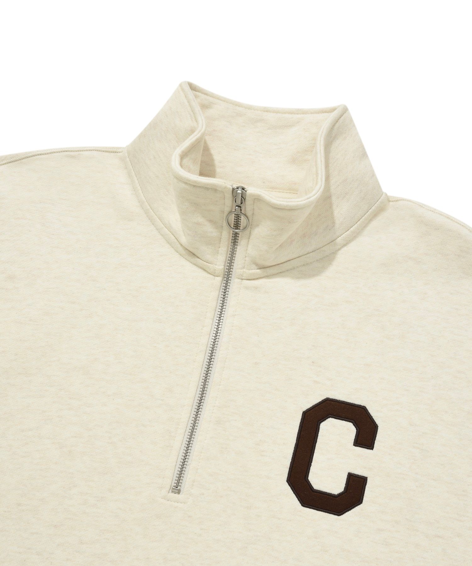 スウェット・トレーナー COVERNAT C Logo Half Zip-Up Sweatshirt 5MM339 Covernat C Logo Half Zip-Up Sweatshirt – Dot & Line Store