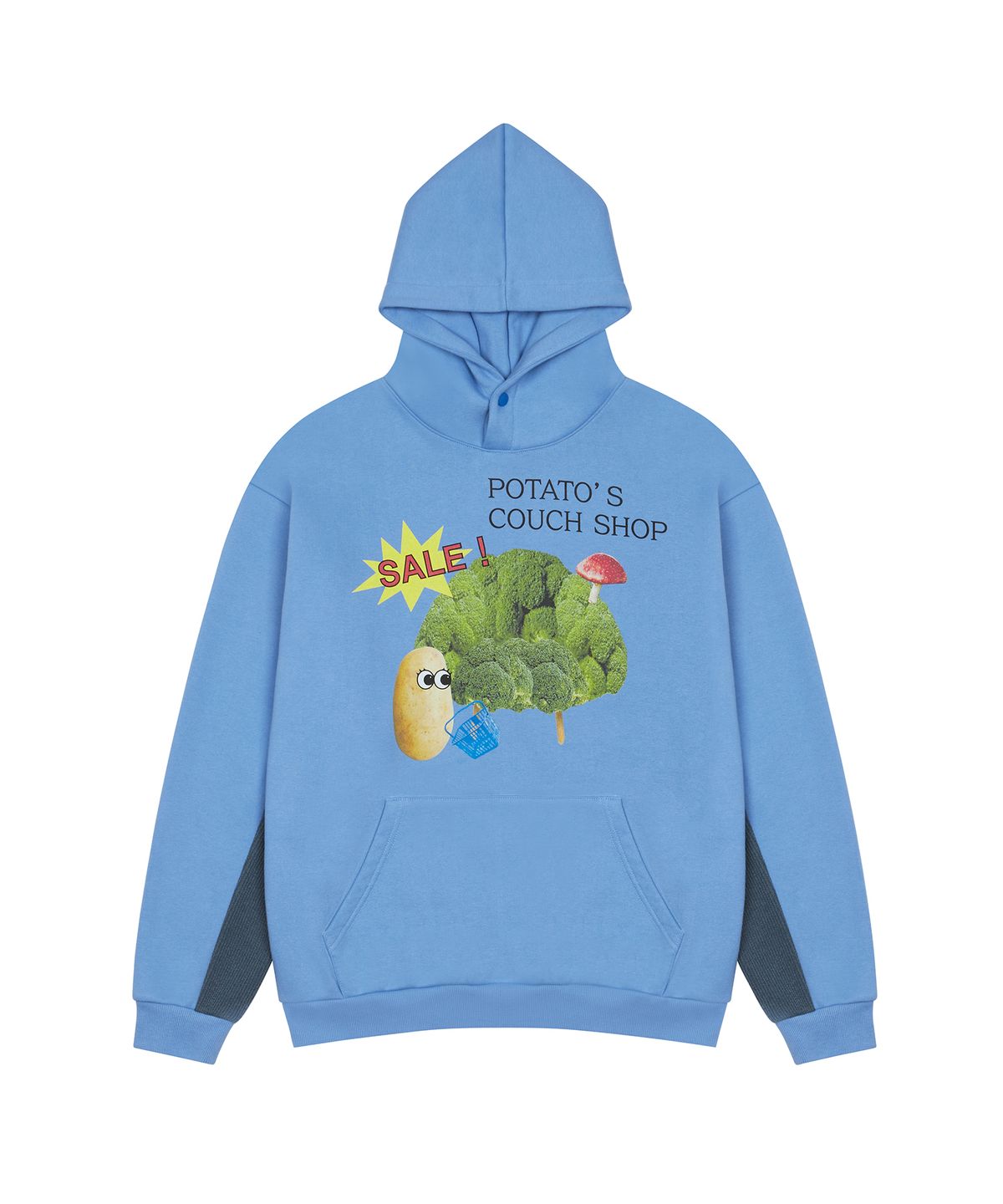 러브이즈트루(LUVISTRUE) CH POTATO HOODIE(BLUE)