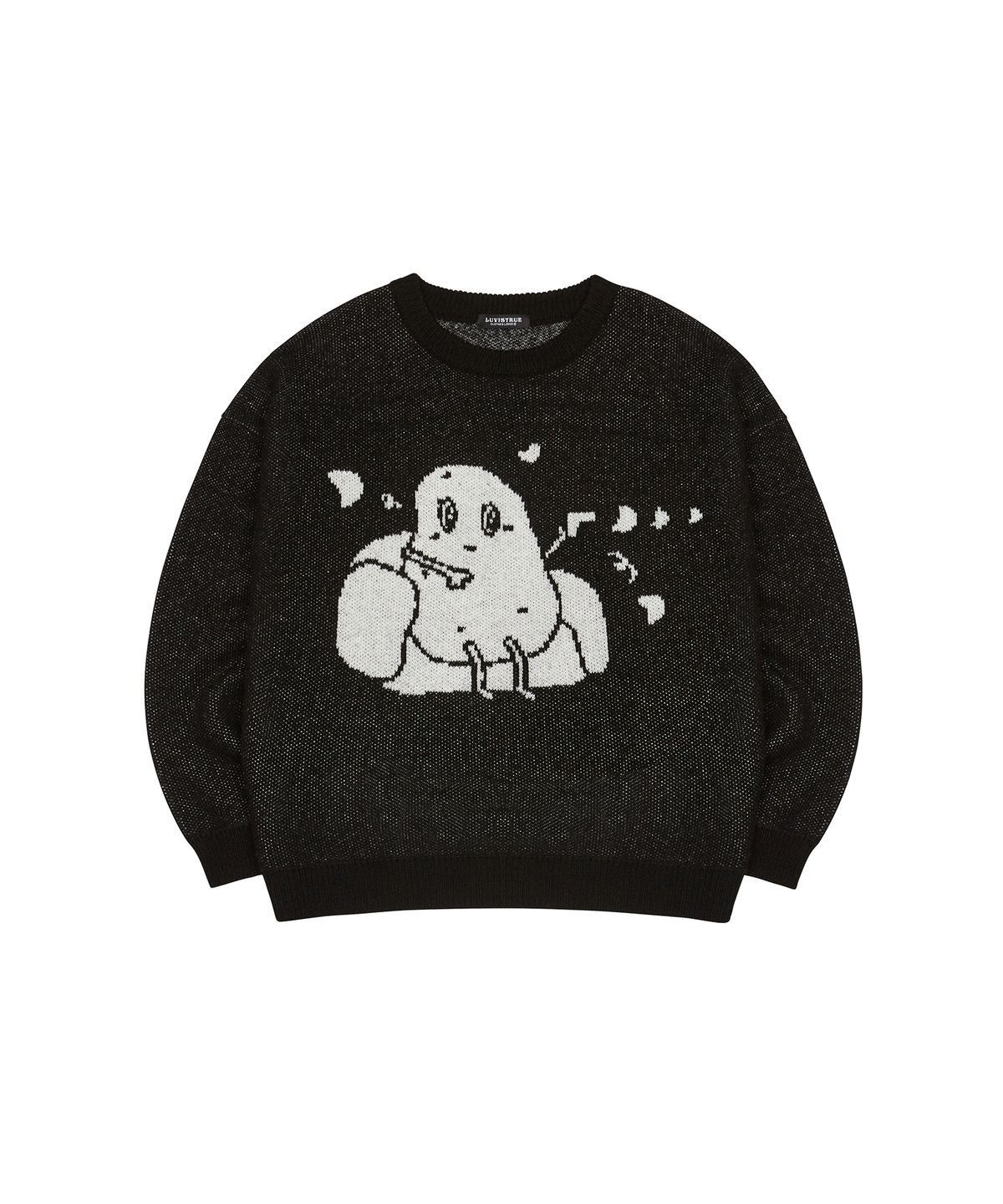 러브이즈트루(LUVISTRUE) CH COUCH KNIT(BLACK)