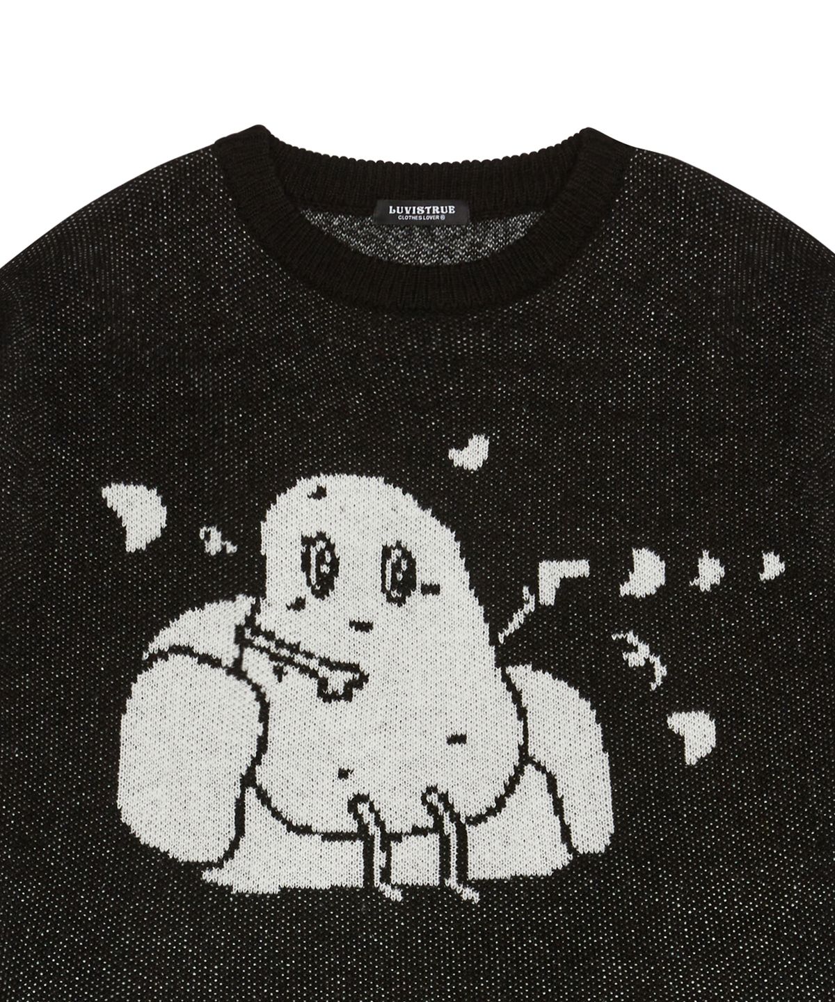 러브이즈트루(LUVISTRUE) CH COUCH KNIT(BLACK)