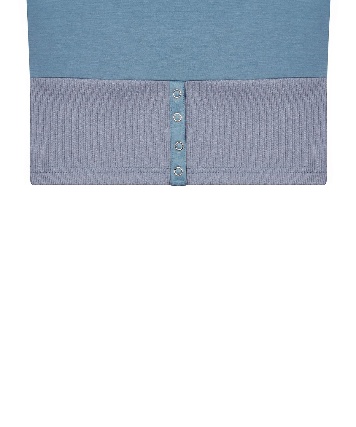 러브이즈트루(LUVISTRUE) CH BUTTON LAYERED TEE(BLUE)