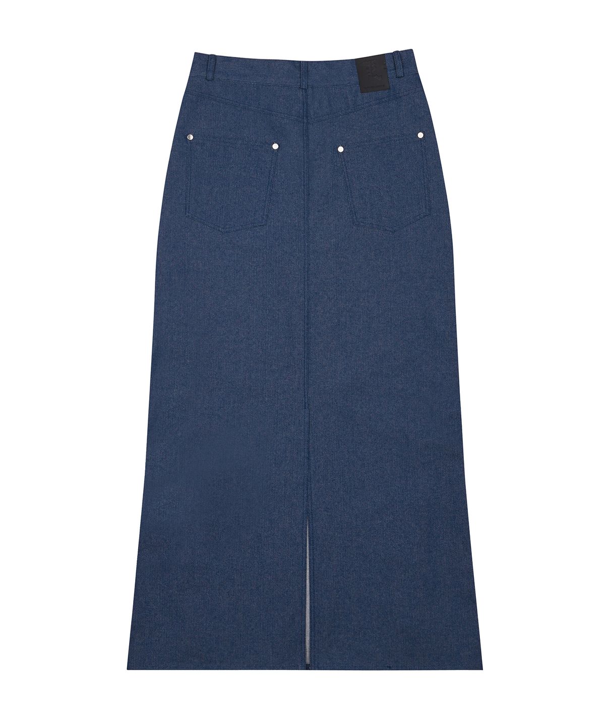 러브이즈트루(LUVISTRUE) CH BUTTON SKIRT(BLUE)
