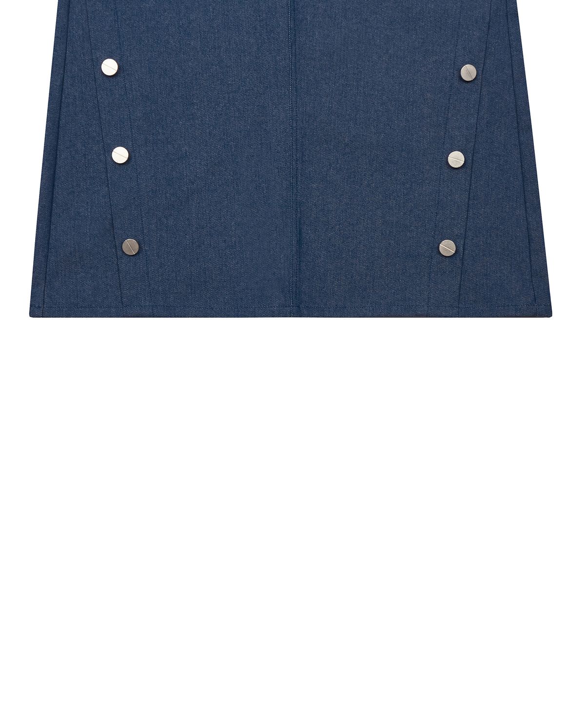 러브이즈트루(LUVISTRUE) CH BUTTON SKIRT(BLUE)