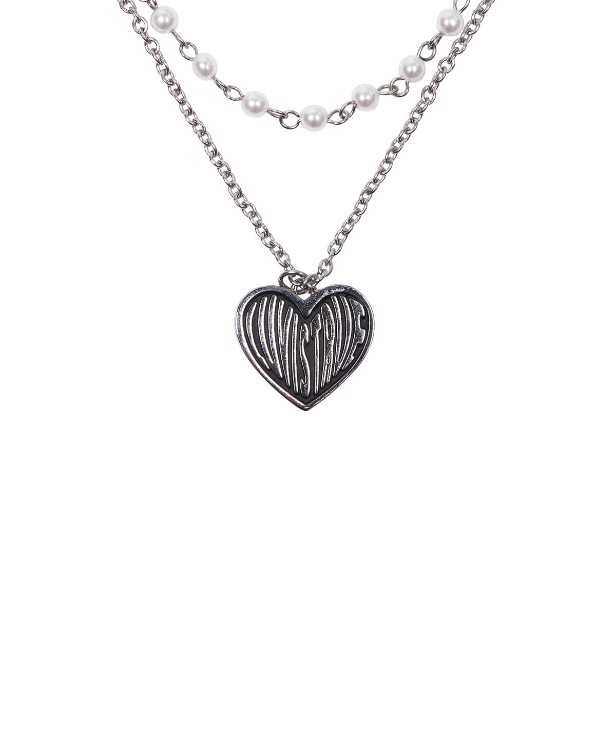 러브이즈트루(LUVISTRUE) CH LUV NECKLACE(SILVER)