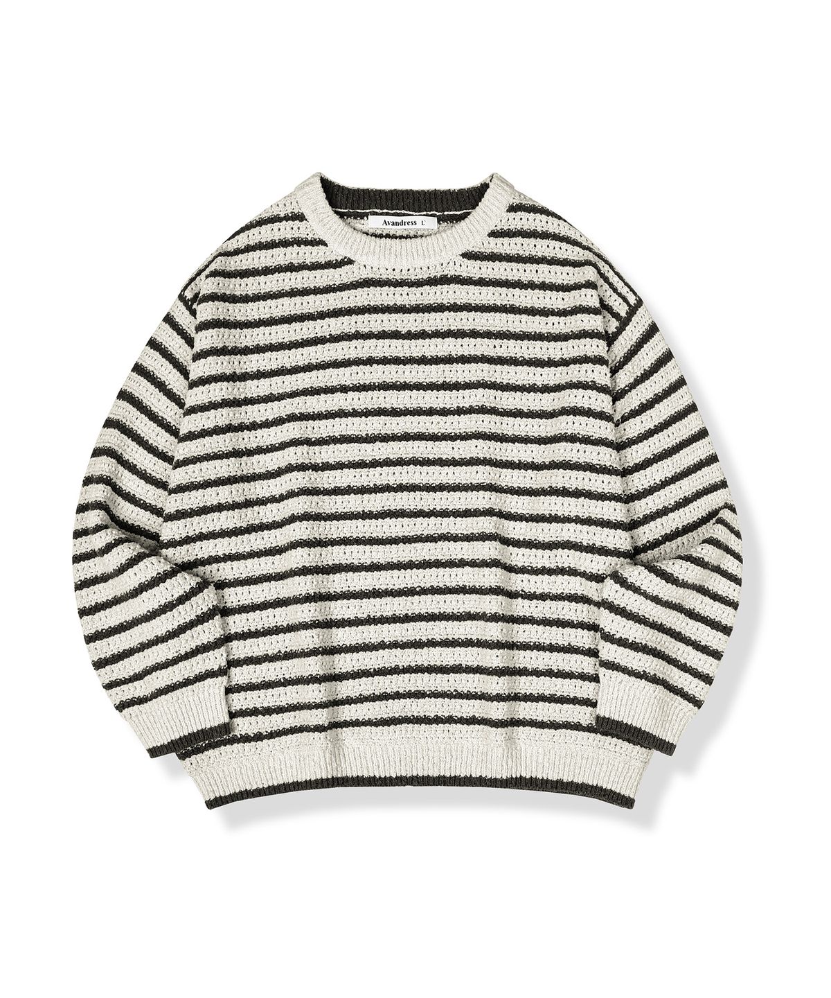 어반드레스(AVANDRESS) Didier Stripe Overfit Knit - 2COL
