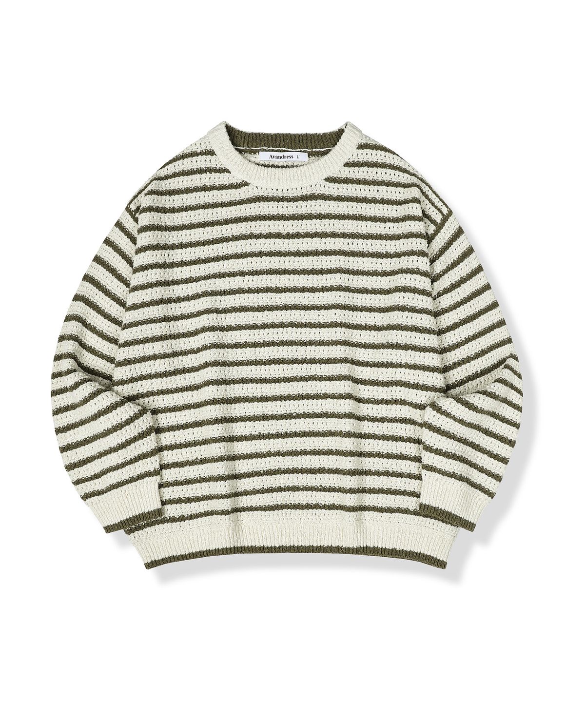 어반드레스(AVANDRESS) Didier Stripe Overfit Knit - 2COL