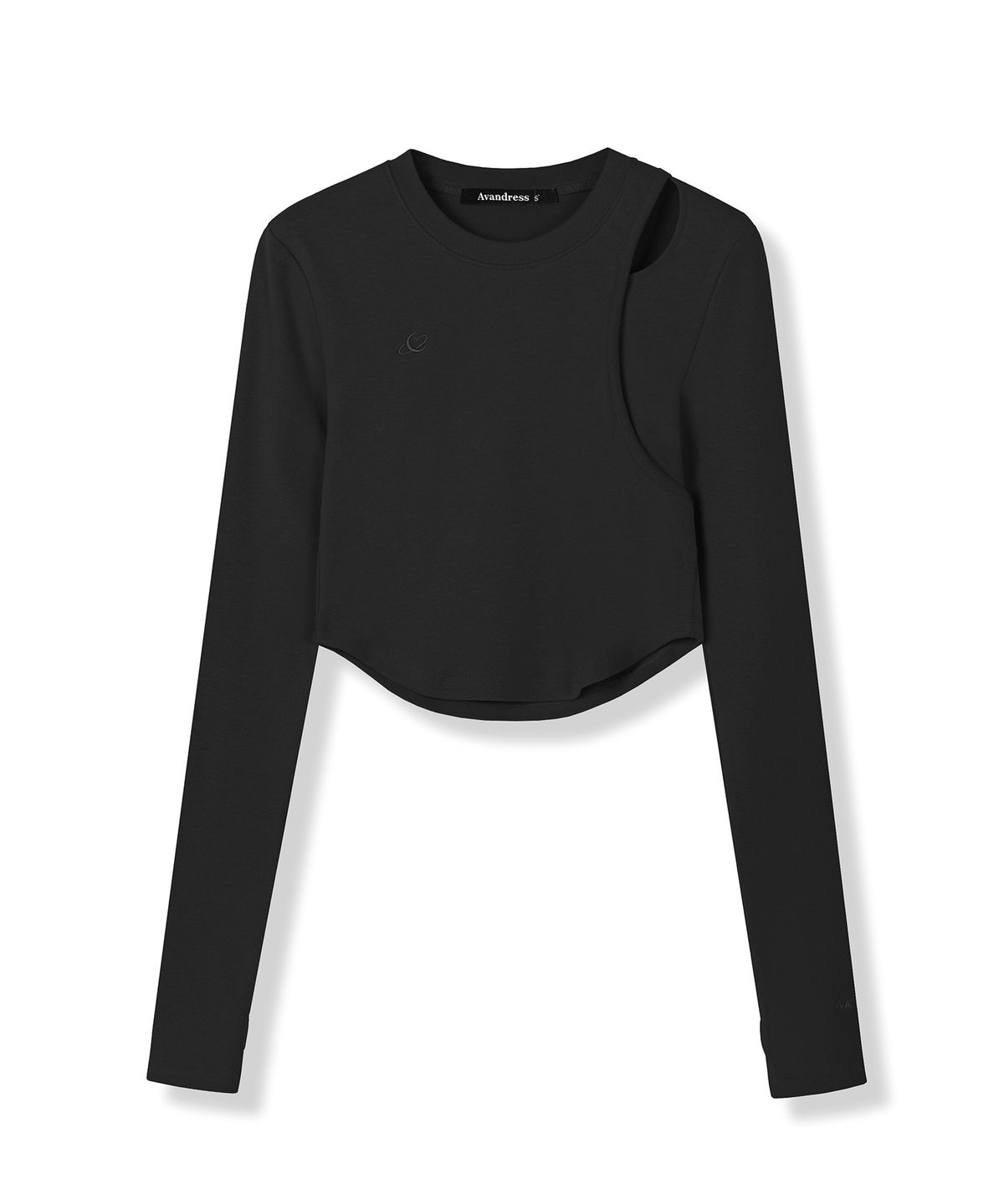 어반드레스(AVANDRESS) hole-cut Crop Long Sleeve - 5COL