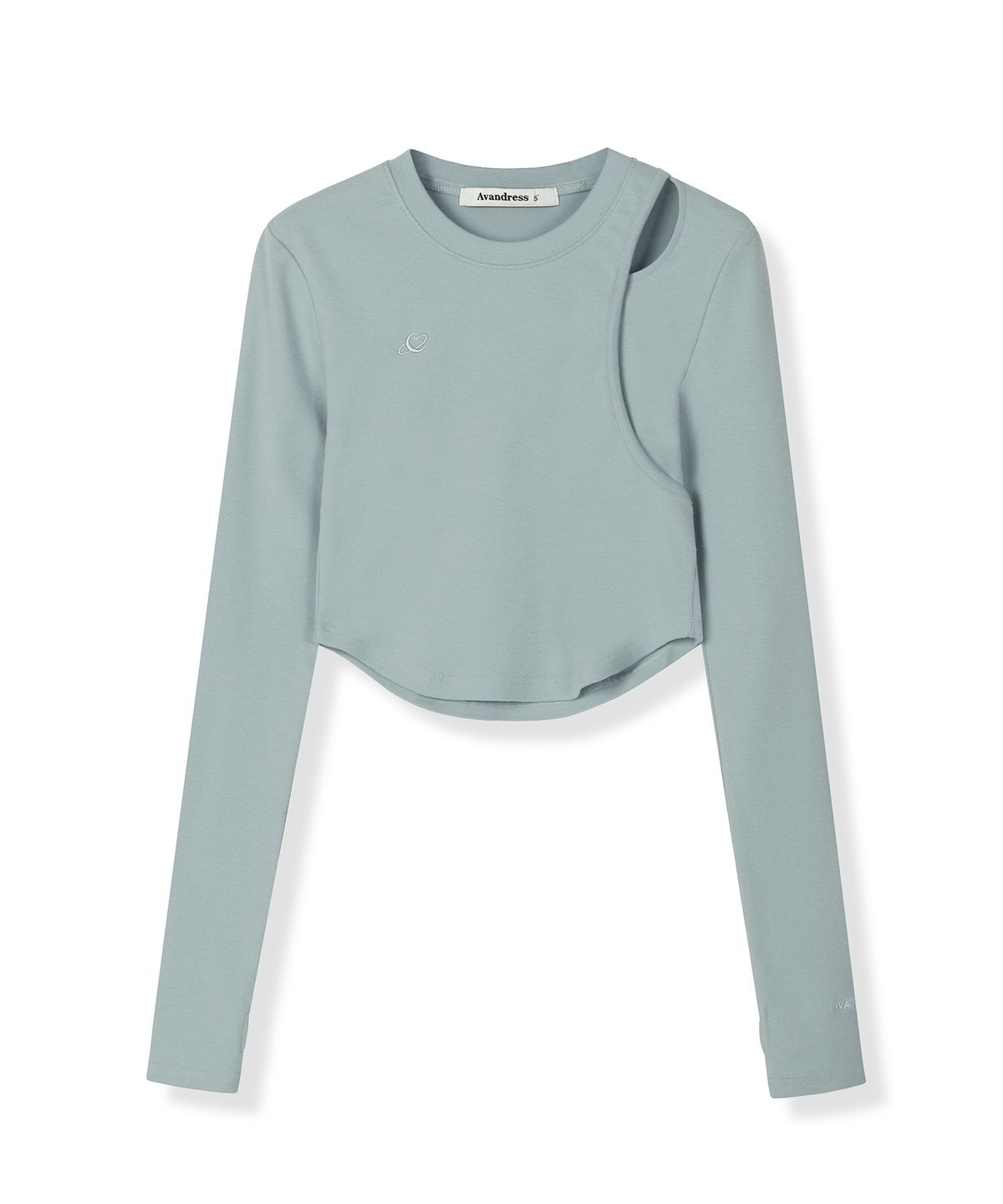 어반드레스(AVANDRESS) hole-cut Crop Long Sleeve - 5COL