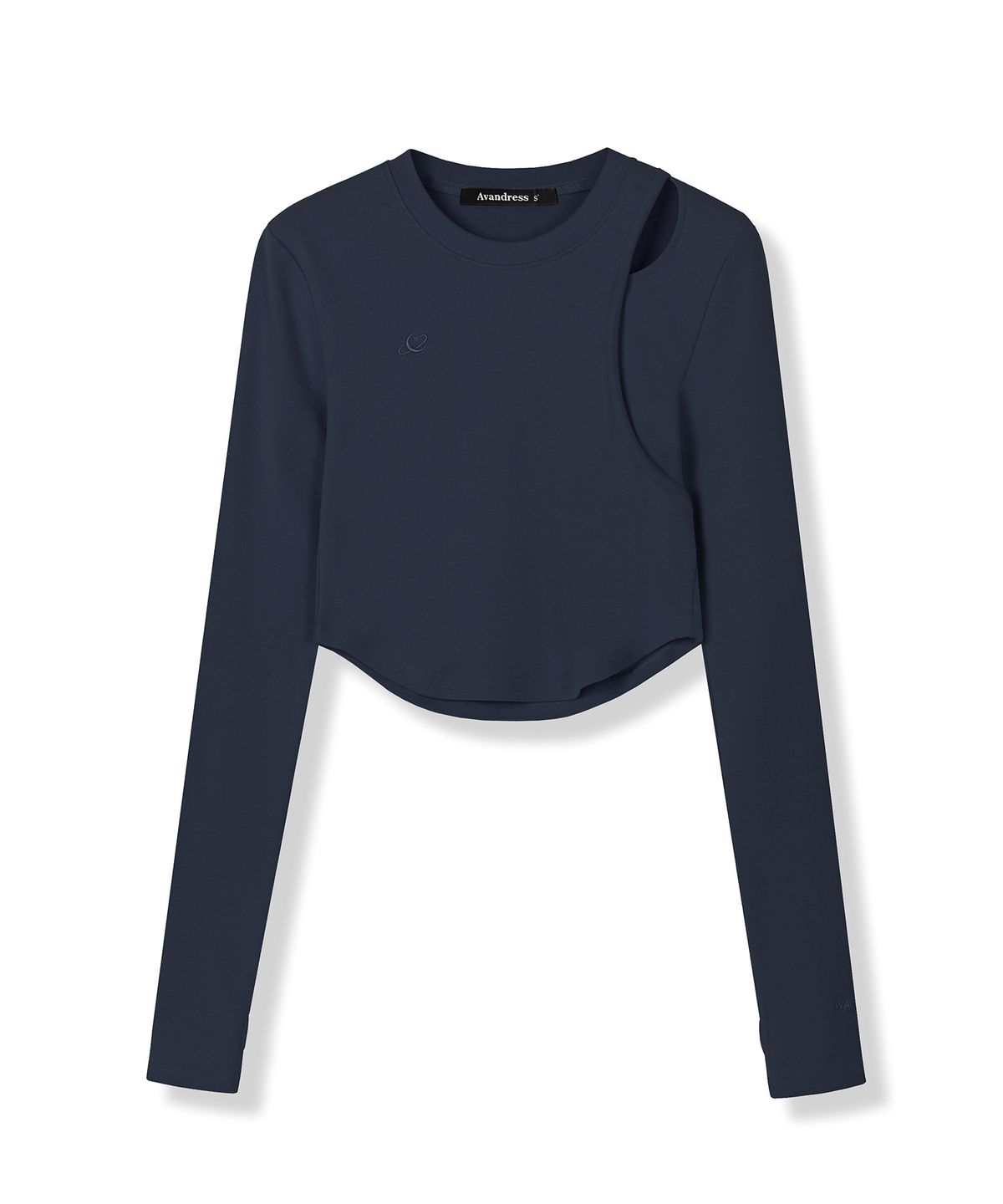 어반드레스(AVANDRESS) hole-cut Crop Long Sleeve - 5COL