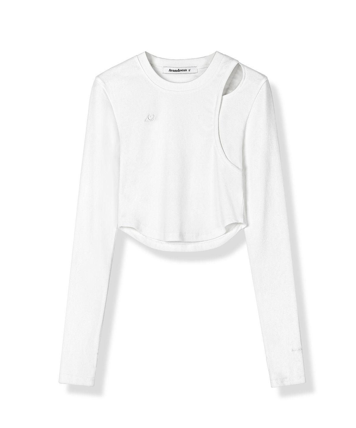 어반드레스(AVANDRESS) hole-cut Crop Long Sleeve - 5COL