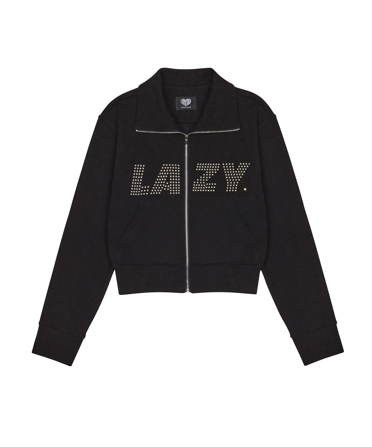 러브이즈트루(LUVISTRUE) CH LAZY ZIP UP(BLACK)