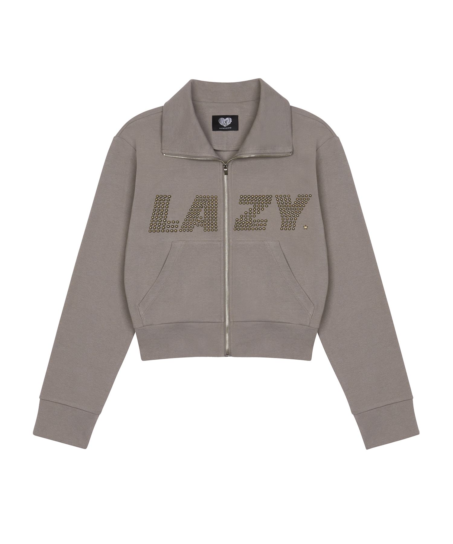[LUV IS TRUE]★CH LAZY ZIP UP MUSINSA公式 | LUV IS TRUE CH LAZY ZIP UP(BROWN)