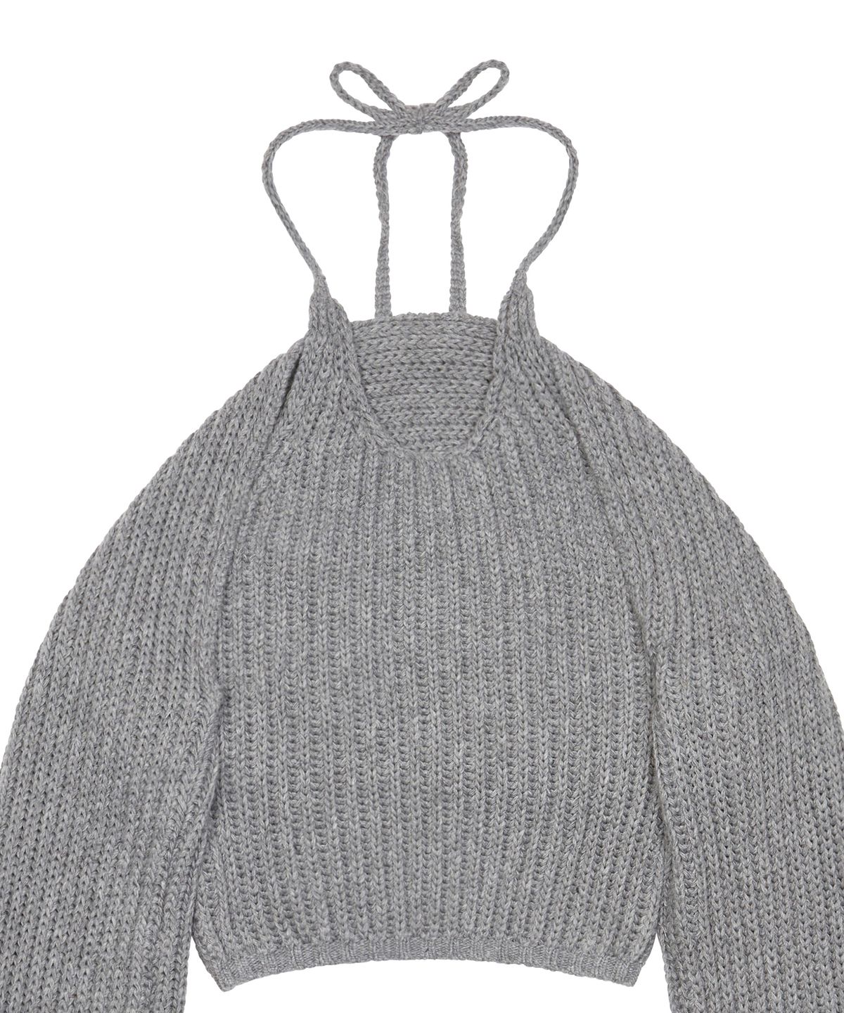 러브이즈트루(LUVISTRUE) CH BOLERO HALTERNECK SET(GRAY)