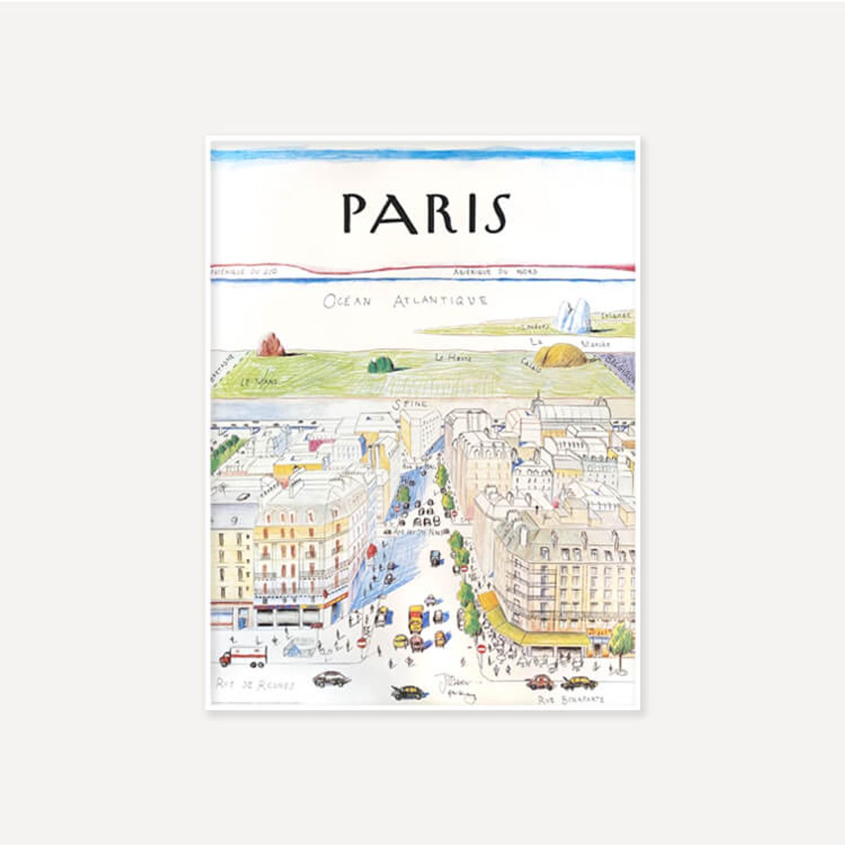그릿시즌(GREET SEASON) 사울 스타인버그 Paris (액자 포함)