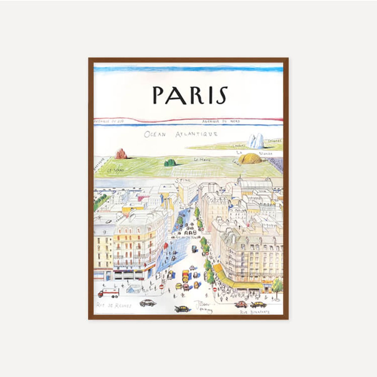 그릿시즌(GREET SEASON) 사울 스타인버그 Paris (액자 포함)