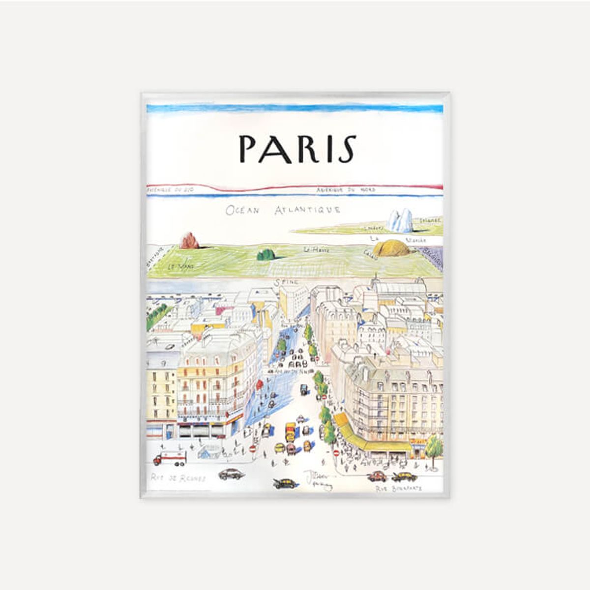그릿시즌(GREET SEASON) 사울 스타인버그 Paris (액자 포함)