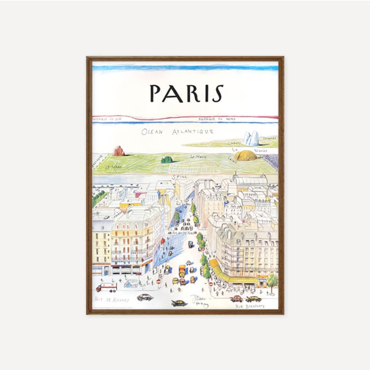 그릿시즌(GREET SEASON) 사울 스타인버그 Paris (액자 포함)