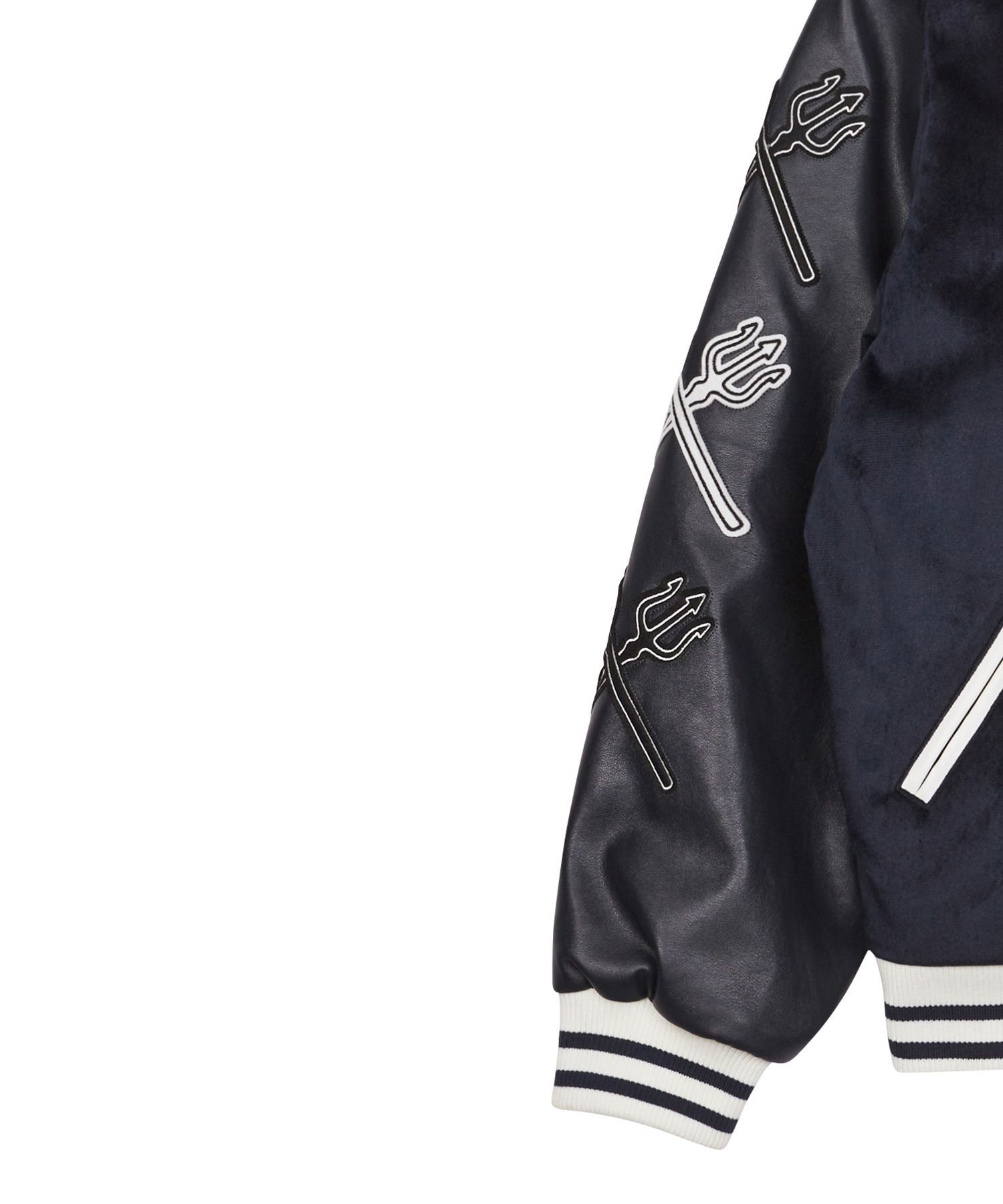 ★NCT DREAM着用★LUV IS TRUE★CH DEVIL VARSITY JACKET MUSINSA | LUV IS TRUE CH DEVIL VARSITY JACKET(NAVY)