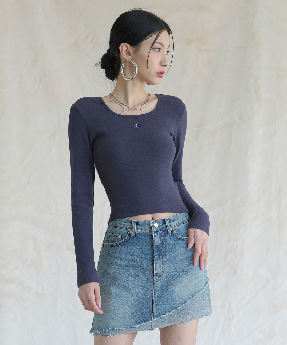 어반드레스(AVANDRESS) Linda Cut-out Long Sleeve - 7COL