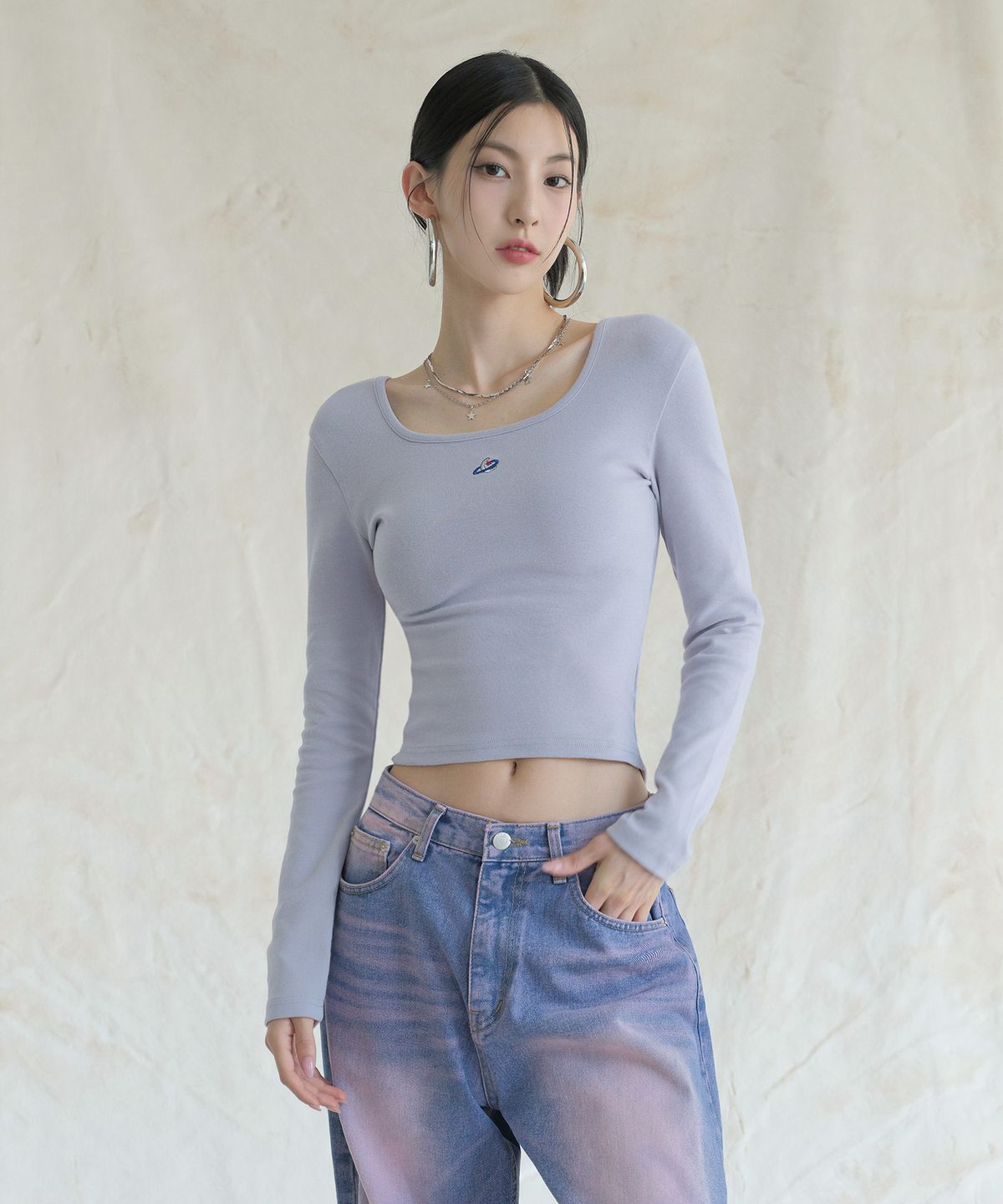 어반드레스(AVANDRESS) Linda Cut-out Long Sleeve - 7COL