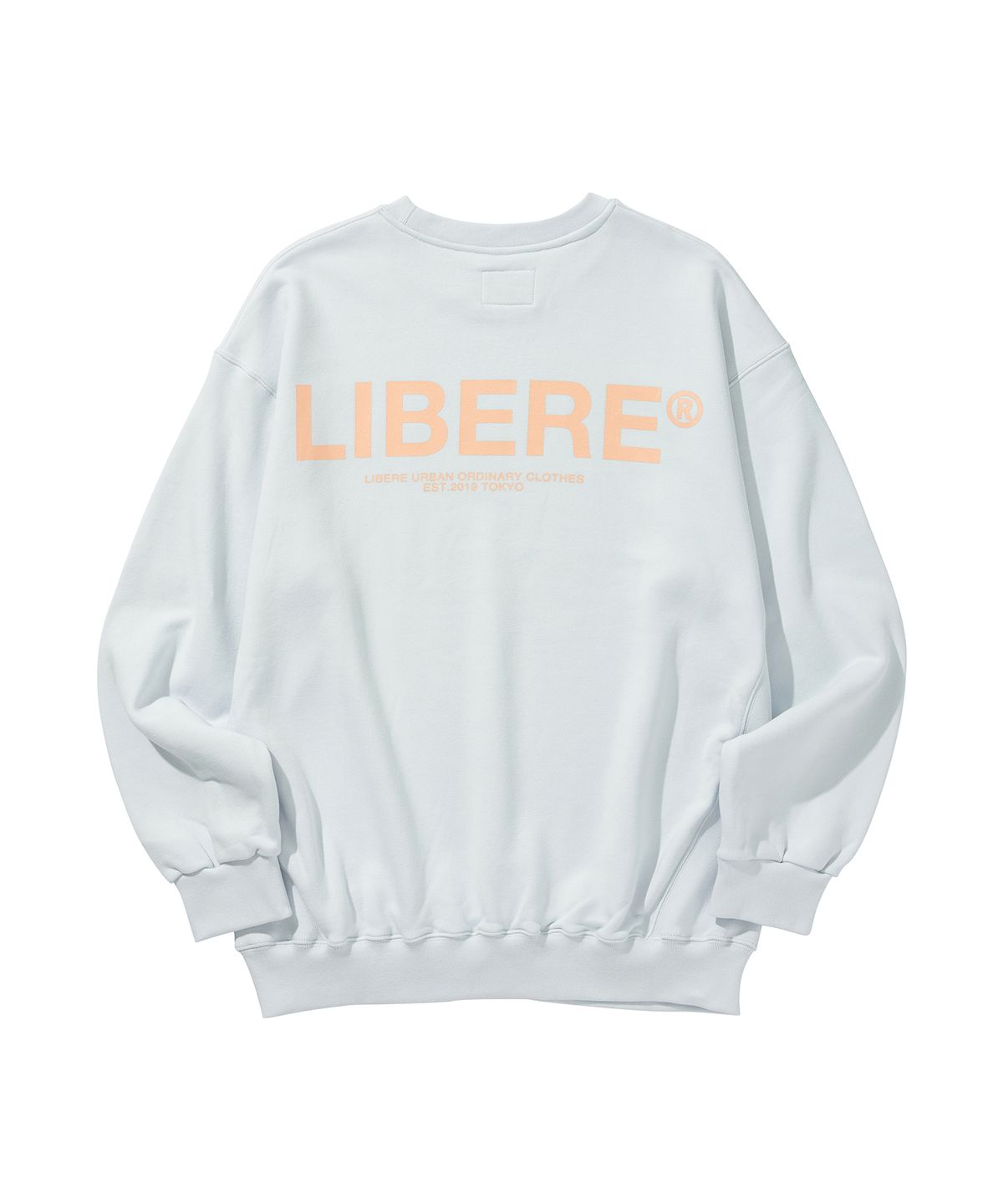 리베레(LIBERE) LOGO CREW SWEAT / ICE WHITE