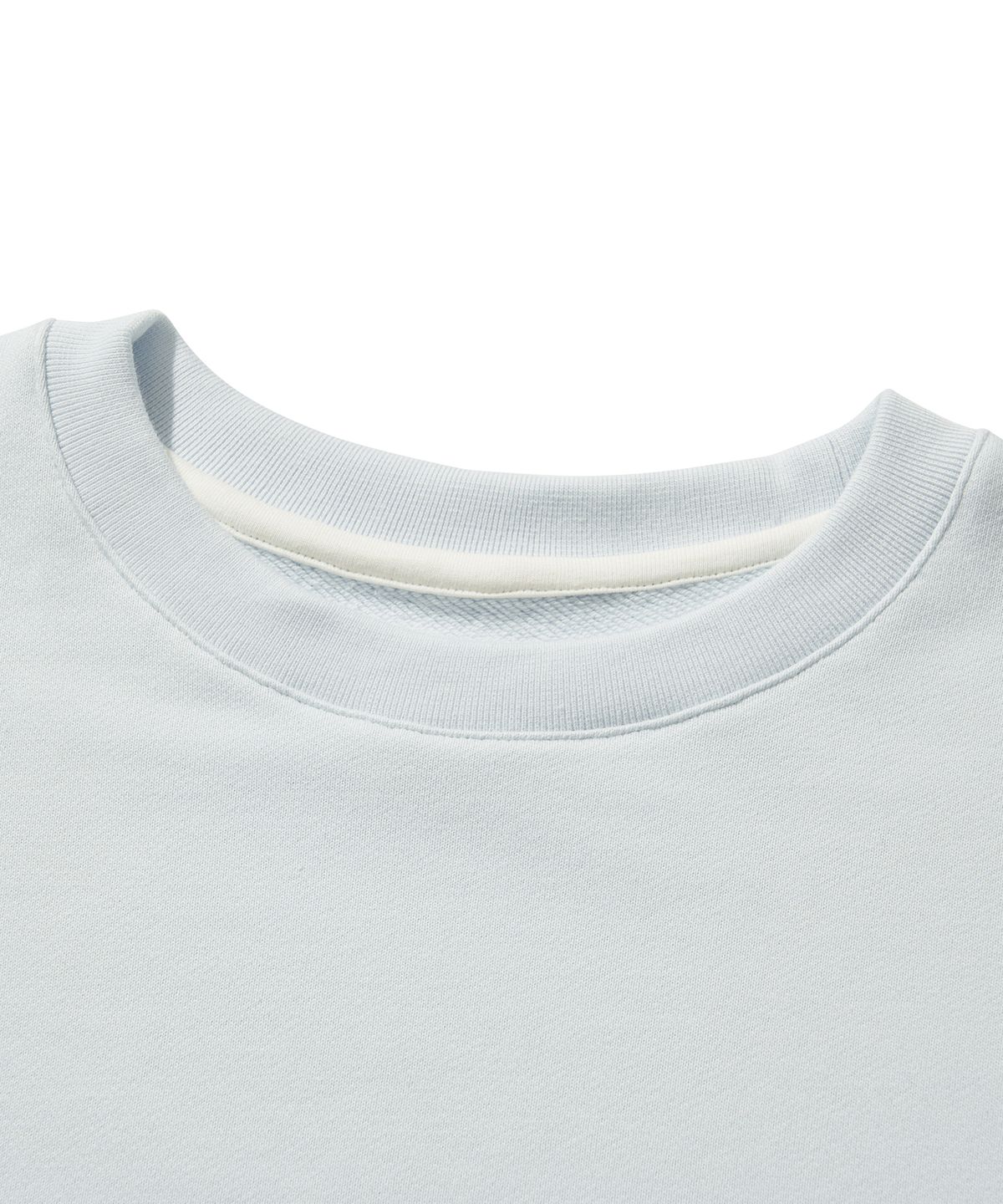 리베레(LIBERE) LOGO CREW SWEAT / ICE WHITE