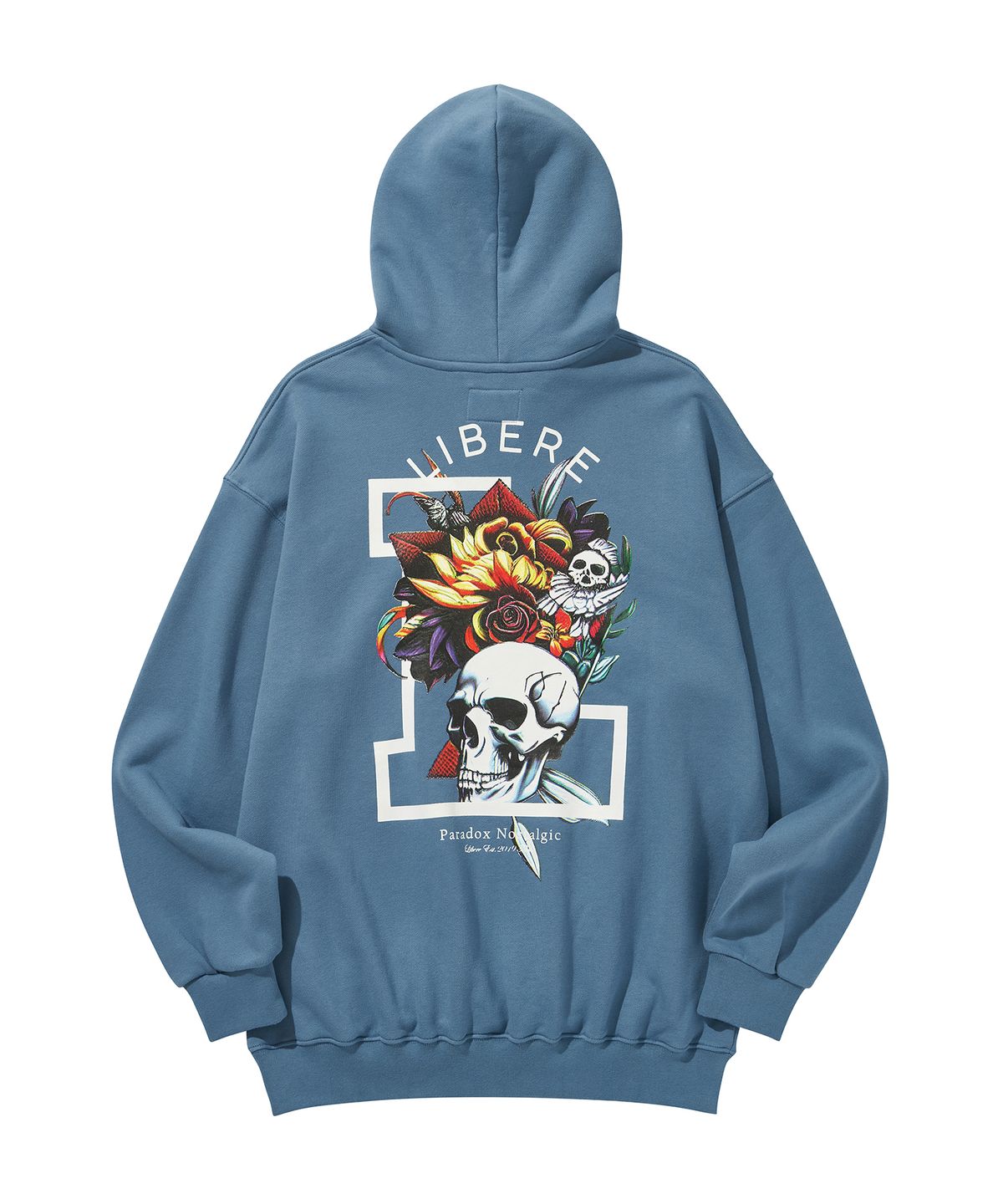 리베레(LIBERE) FLOWER HOODIE / BLUE