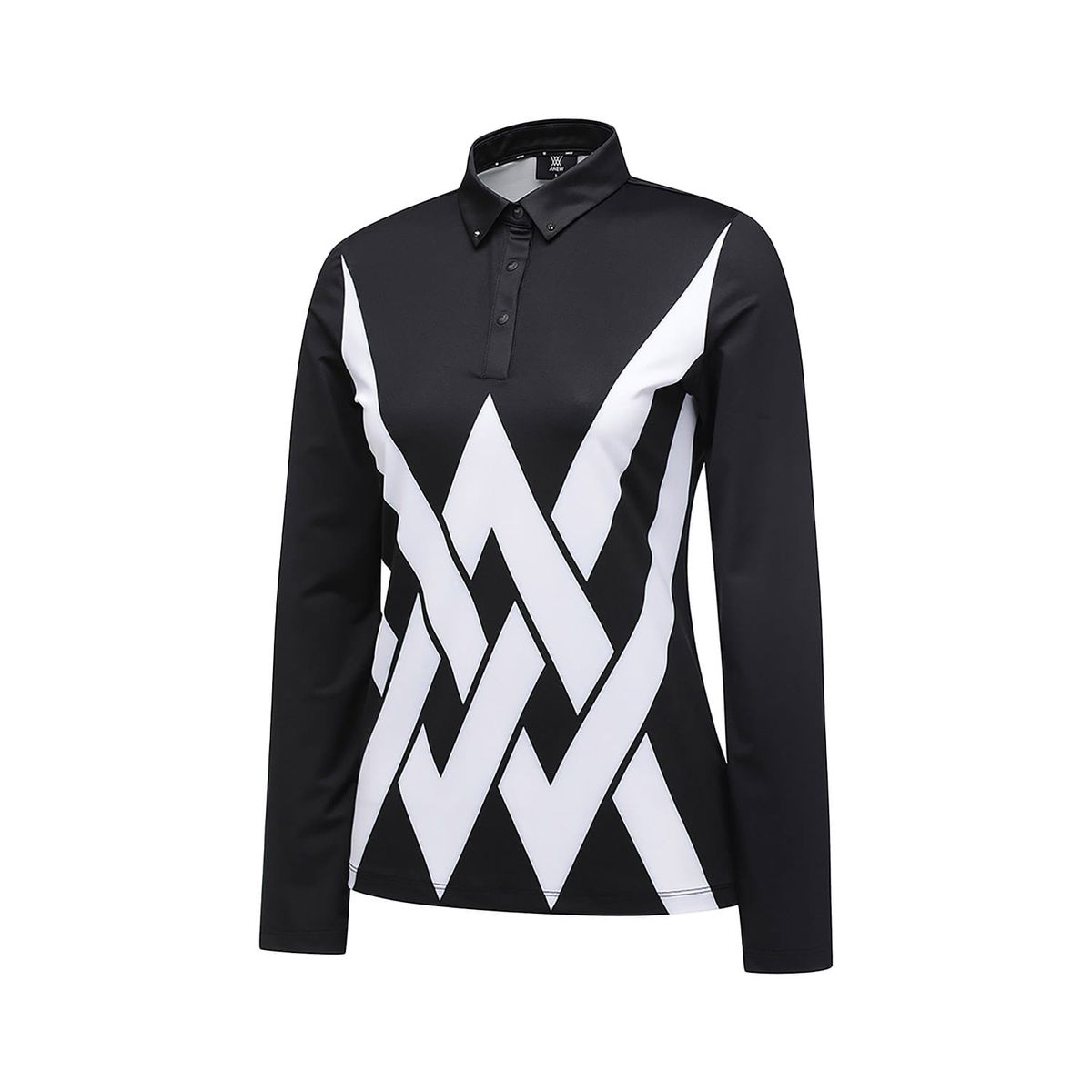 어뉴골프(ANEW GOLF) W COLLARED FRONT SIGNATURE LOGO L/TS