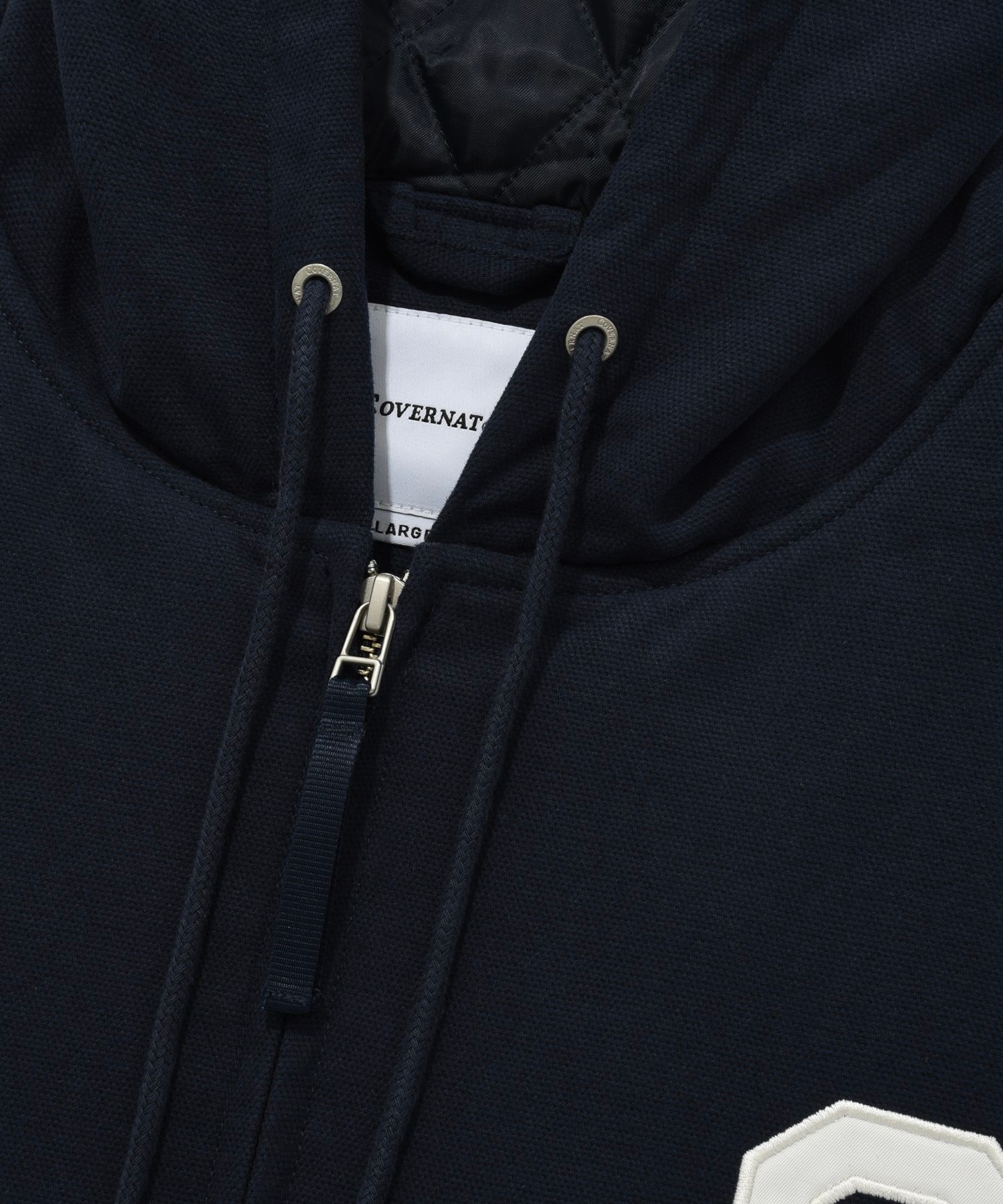 MUSINSA | COVERNAT Heavy Oxford Hooded Jacket Navy