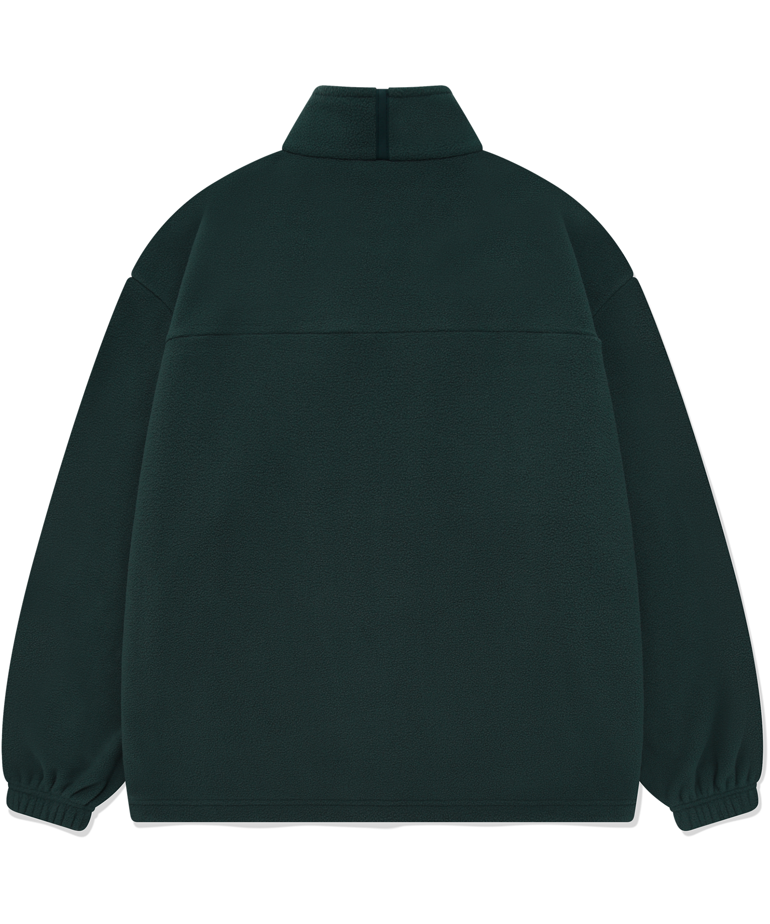MUSINSA | COVERNAT fleece zip-up jacket green