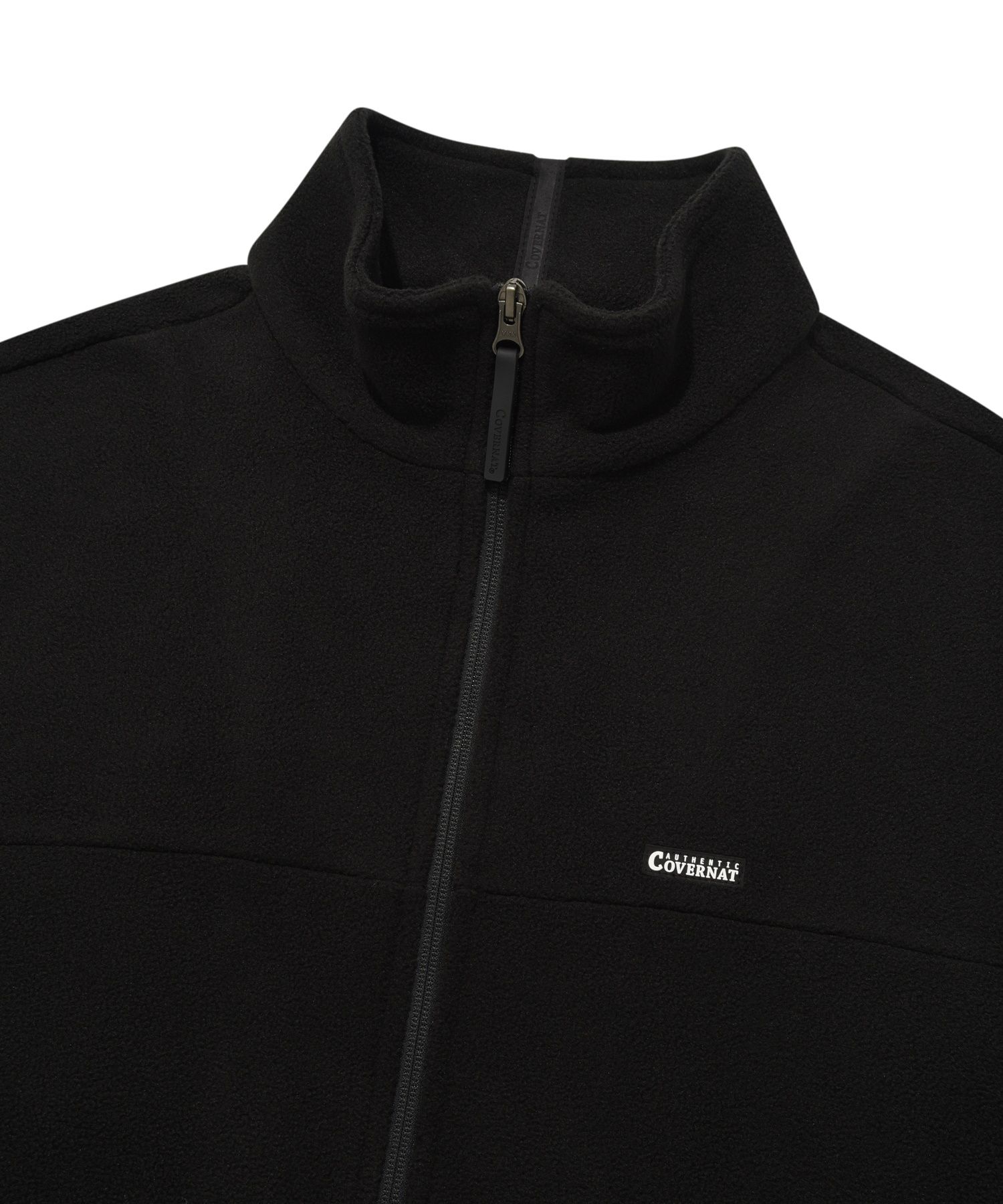 ★LESSERAFIM ウンチェ着用★COVERNAT★Fleece Zip-Up Jacket MUSINSA | COVERNAT Fleece zip-up jacket black