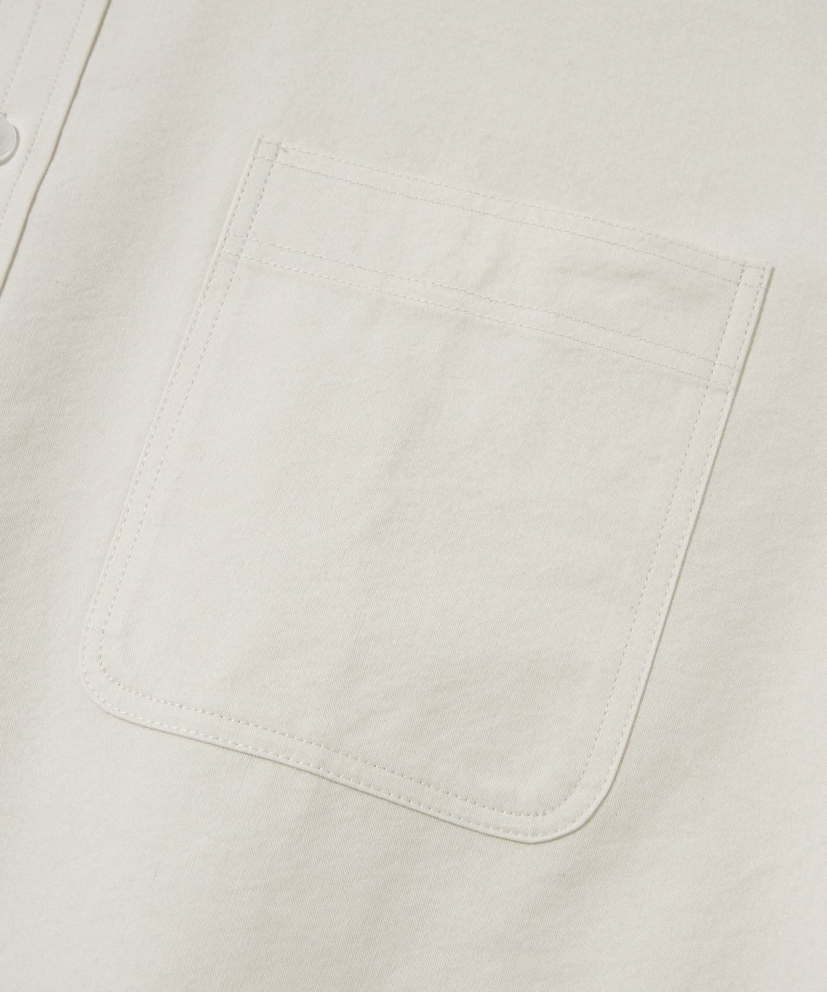 다이아몬드 레이라(DIAMOND LAYLA) Double Stitch Button-Down Semi Oversized Fit Shirt S129 - Off White