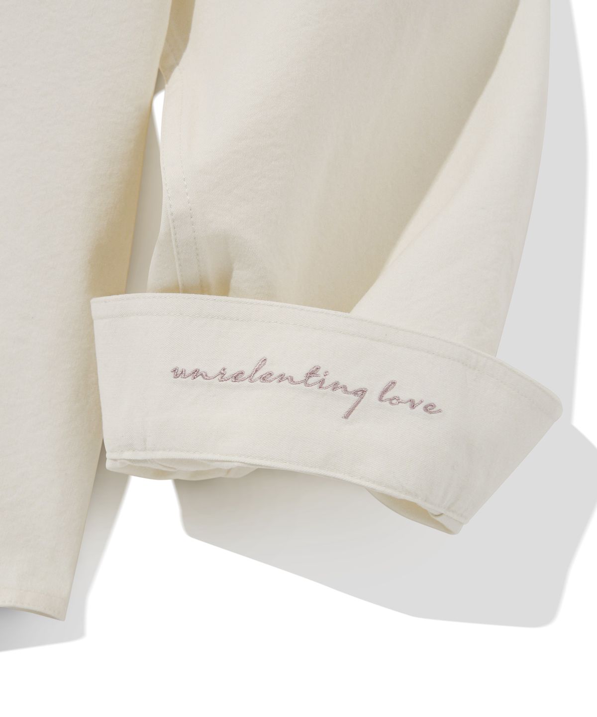 다이아몬드 레이라(DIAMOND LAYLA) Double Stitch Button-Down Semi Oversized Fit Shirt S129 - Off White