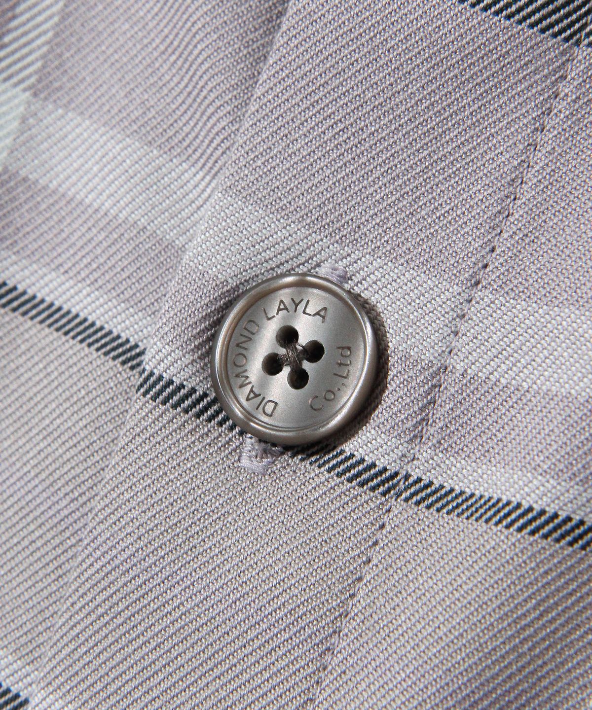 다이아몬드 레이라(DIAMOND LAYLA) Camp Check Double Pocket Shirt Jacket S130 - Beige