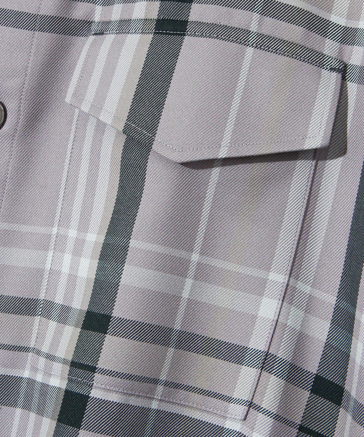 다이아몬드 레이라(DIAMOND LAYLA) Camp Check Double Pocket Shirt Jacket S130 - Beige