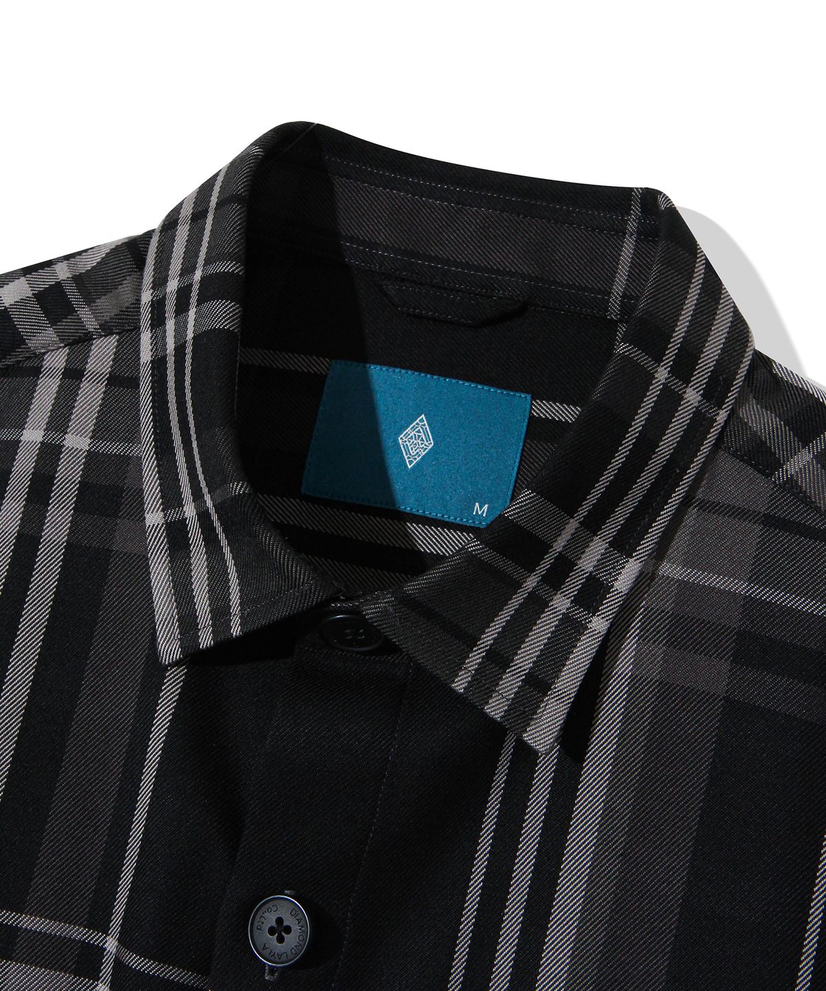 다이아몬드 레이라(DIAMOND LAYLA) Camp Check Double Pocket Shirt Jacket S130 - Black