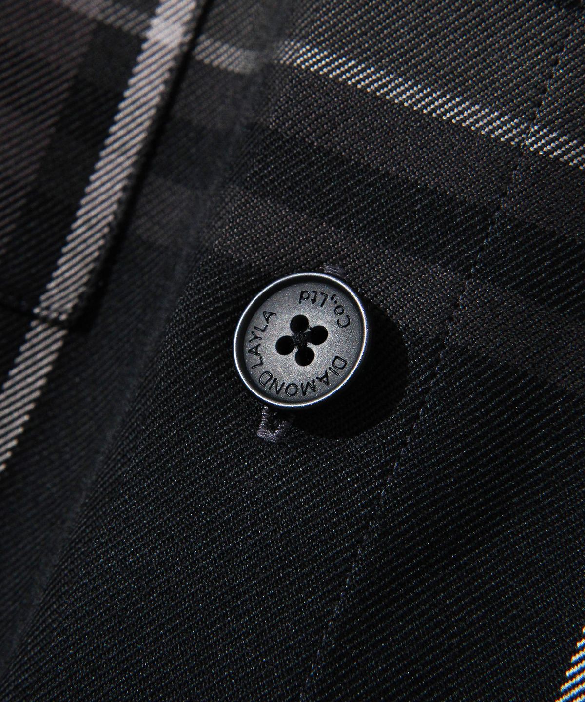 다이아몬드 레이라(DIAMOND LAYLA) Camp Check Double Pocket Shirt Jacket S130 - Black