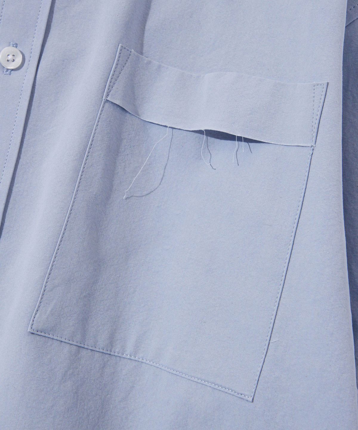 다이아몬드 레이라(DIAMOND LAYLA) Unrelenting Cut Pocket Semi Oversized Fit Shirt S131 - Sky Blue
