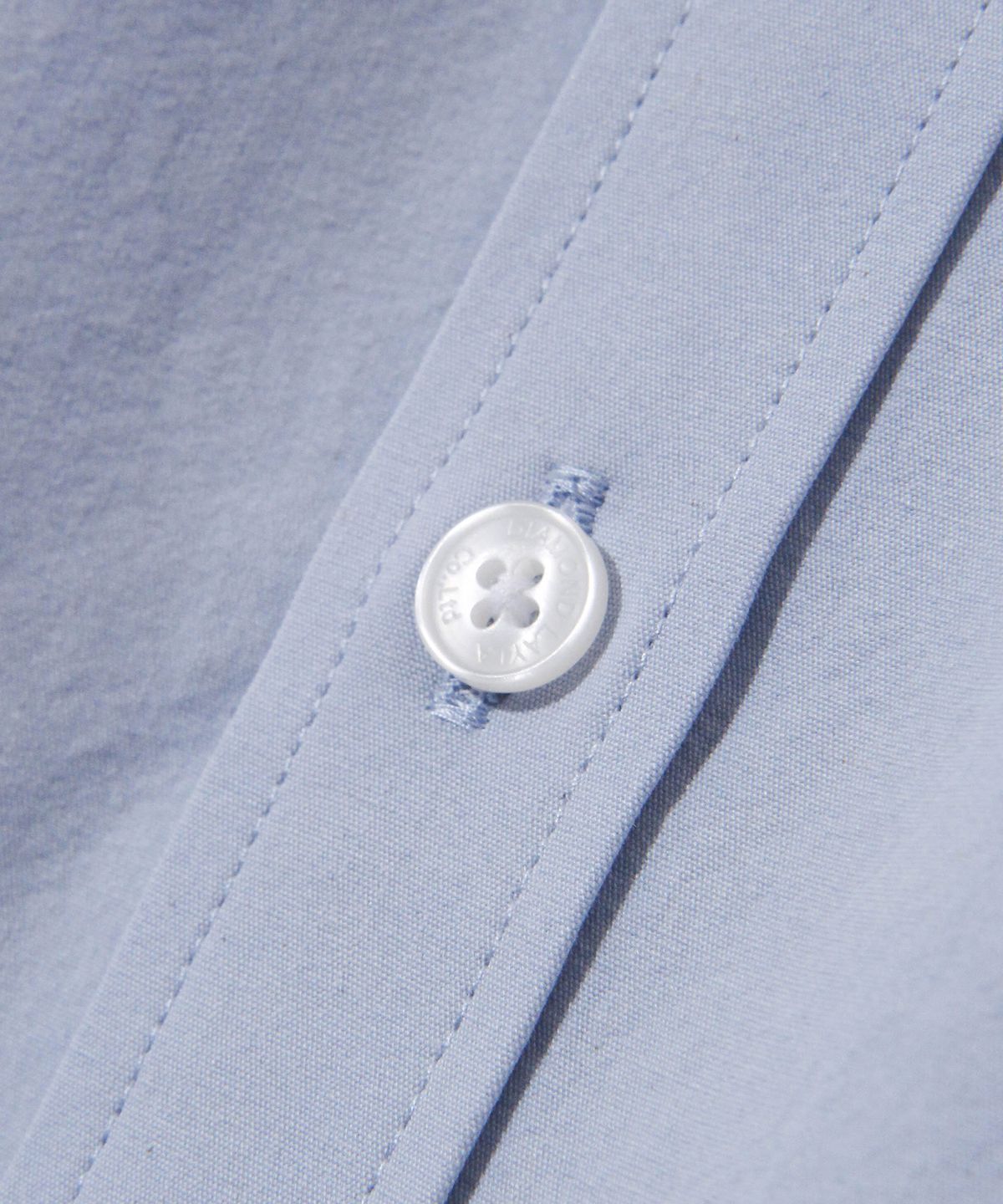 다이아몬드 레이라(DIAMOND LAYLA) Unrelenting Cut Pocket Semi Oversized Fit Shirt S131 - Sky Blue