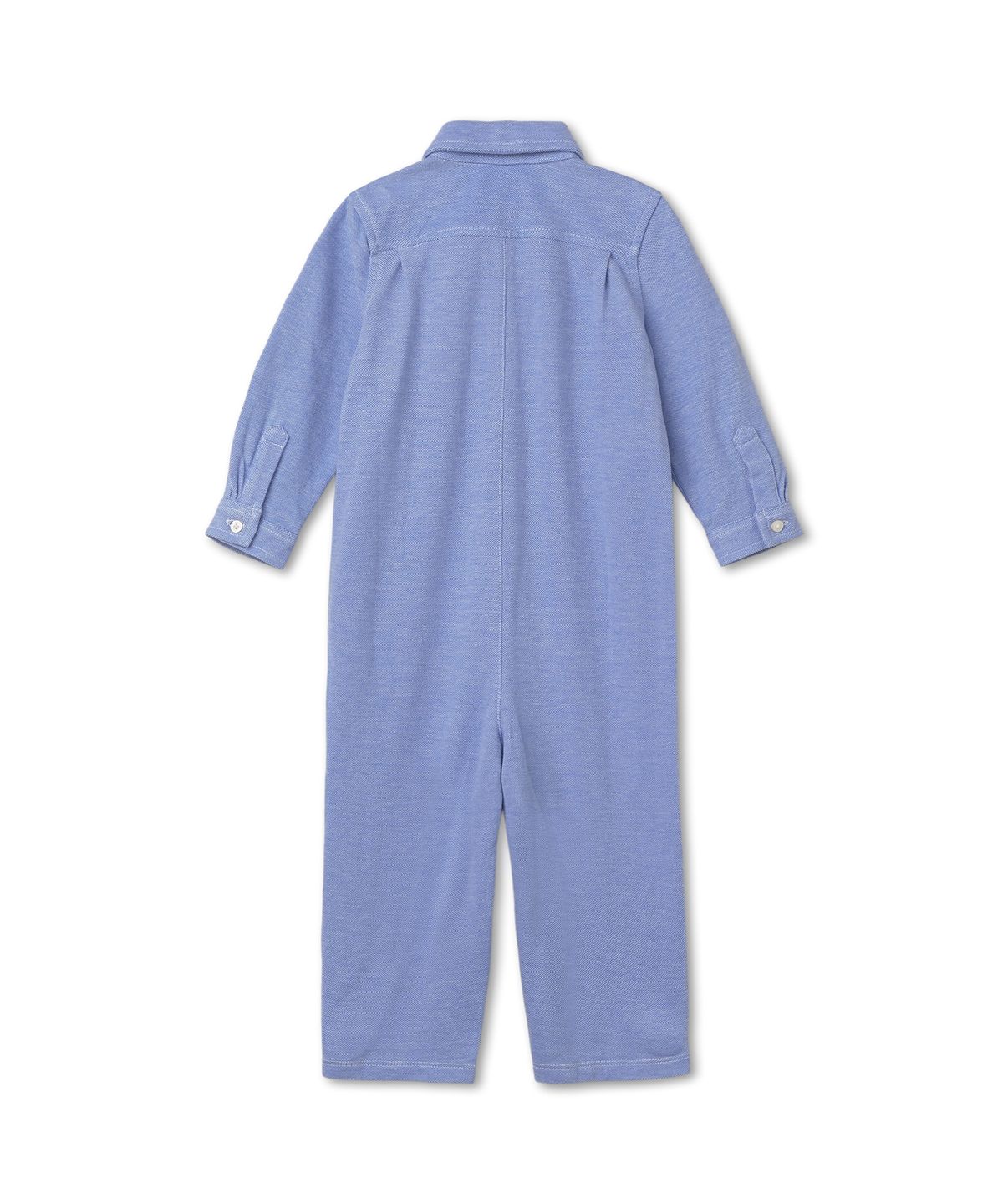폴로 랄프 로렌 칠드런(POLO RALPH LAUREN CHILDREN) 베이비 코튼 니트 옥스퍼드 커버올 - 블루