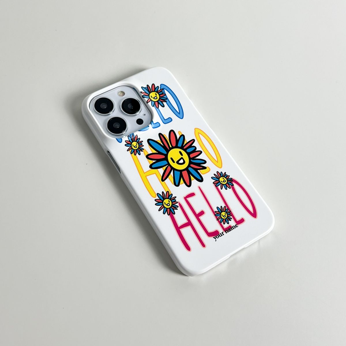 에이쓰리비쓰리(A3B3) (Phone Case) Doodle Flower