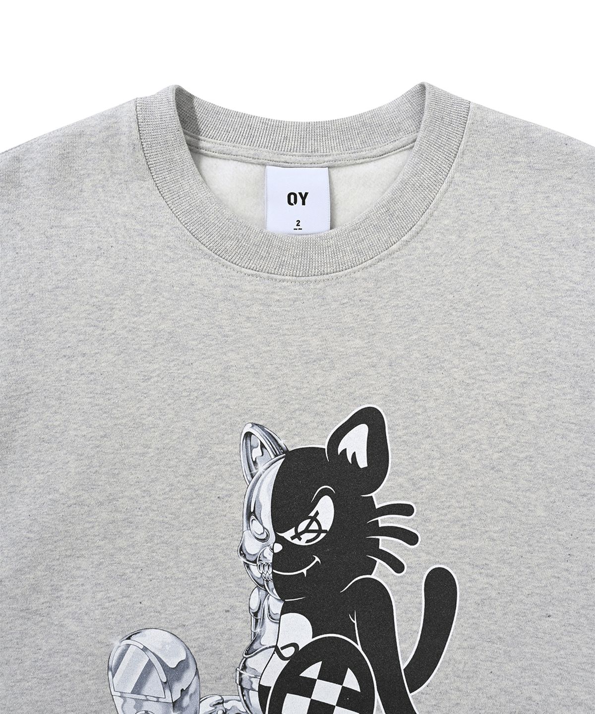 오픈야드(오와이)(OPENYARD(OY)) MACHINE BLACK CAT MTM-GREY
