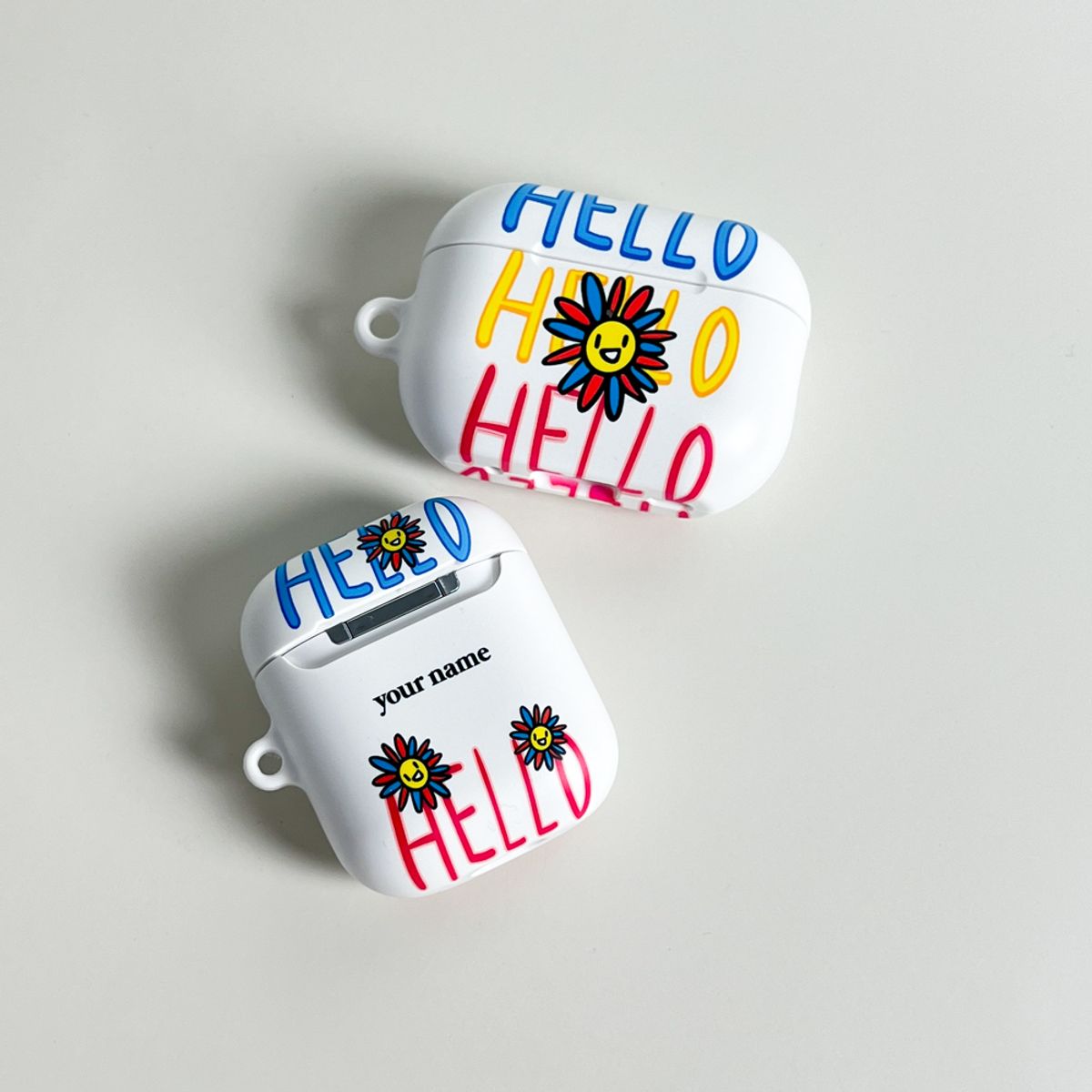 에이쓰리비쓰리(A3B3) (Airpods Case) Doodle Flower