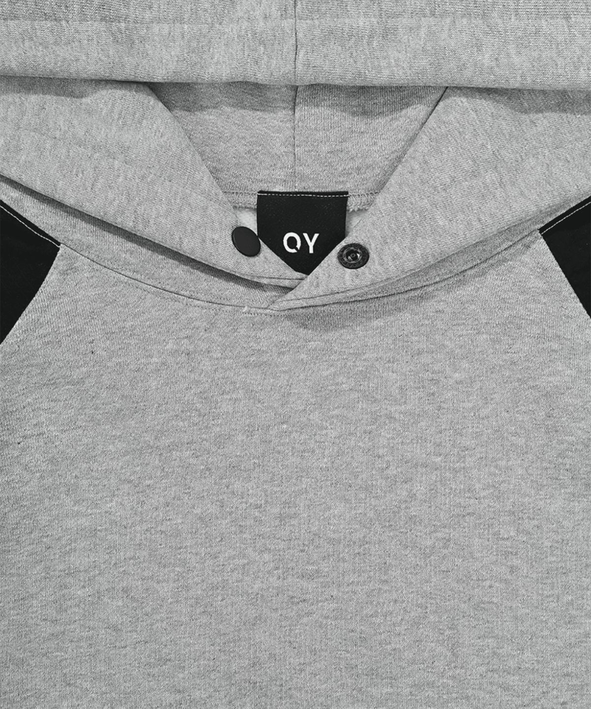 오픈야드(오와이)(OPENYARD(OY)) PANEL CONTRAST POCKET HOODIE-GREY