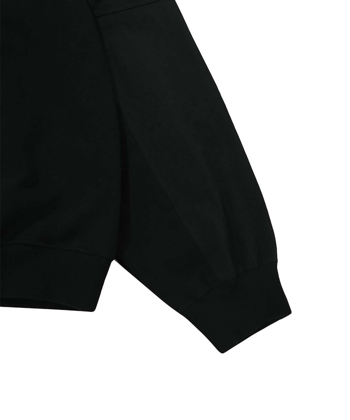 오픈야드(오와이)(OPENYARD(OY)) PANEL CONTRAST POCKET HOODIE-BLACK