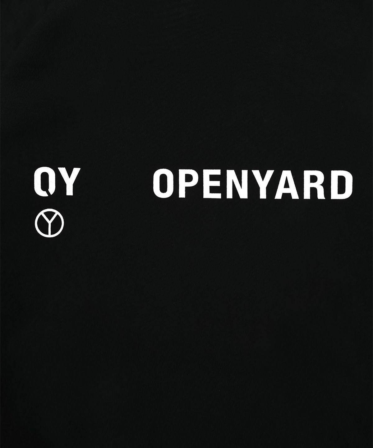 오픈야드(오와이)(OPENYARD(OY)) PANEL CONTRAST POCKET HOODIE-BLACK