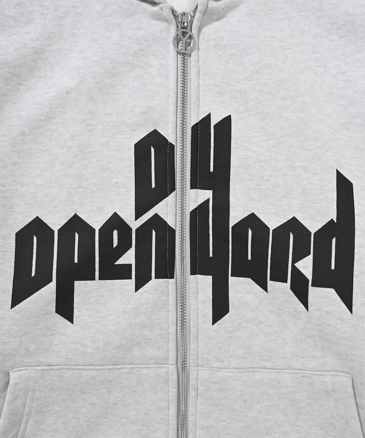 오픈야드(오와이)(OPENYARD(OY)) OPYD LOGO HOODIE ZIP UP-GREY