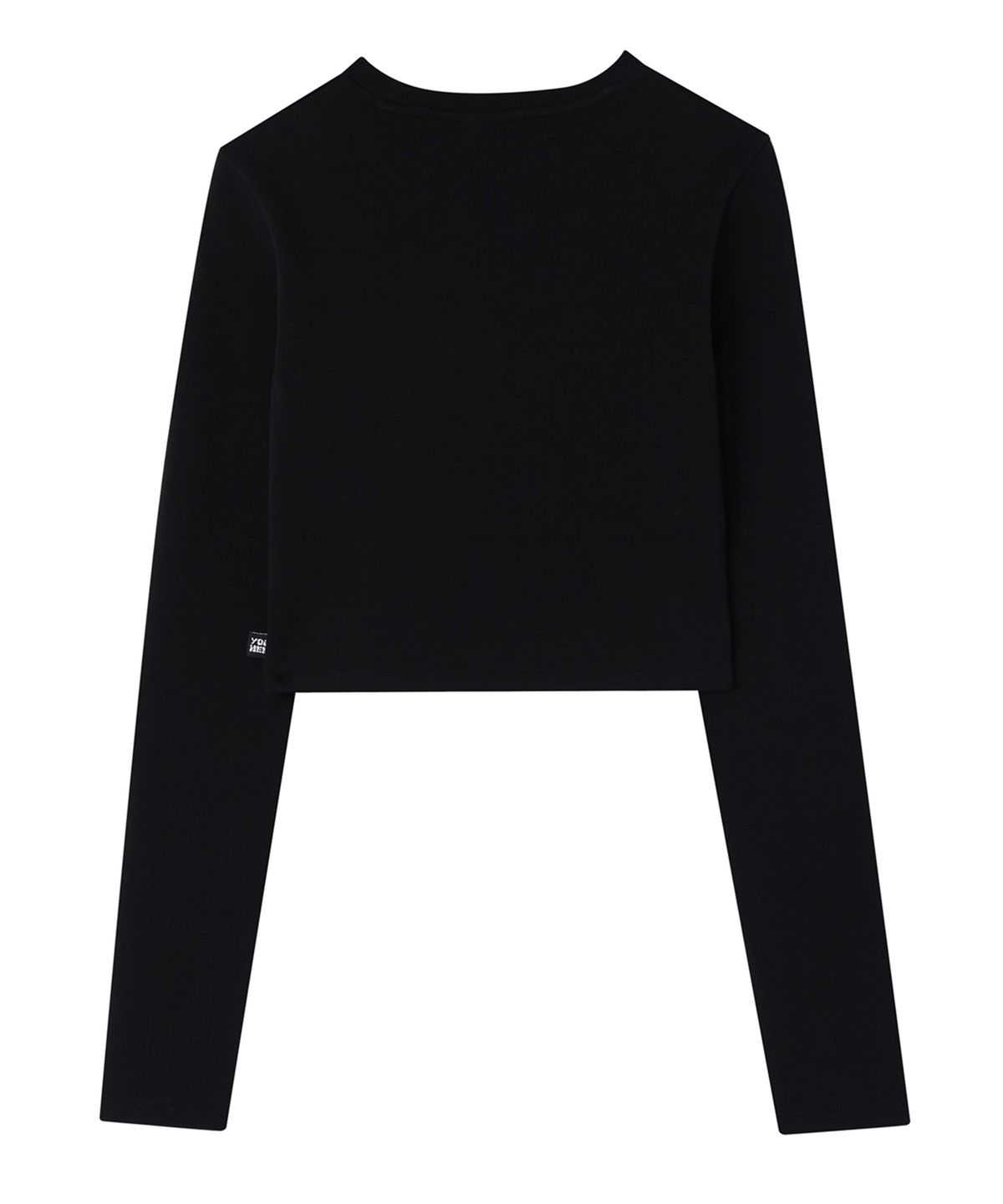 유희(YOUHEE) YOUHEE LETTERING LONG SLEEVE BLACK
