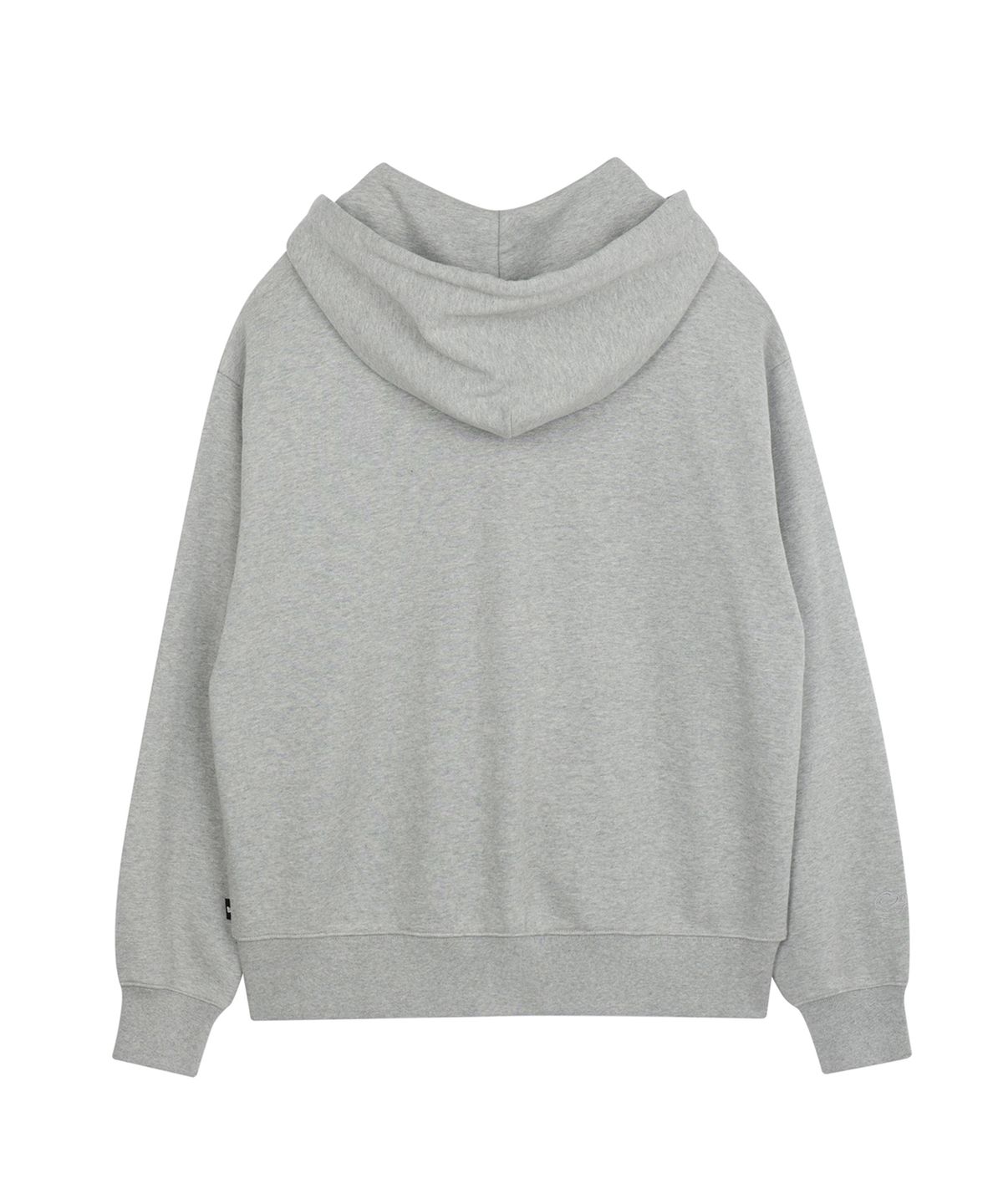 유희(YOUHEE) YOUHEE RIBBON HOOD ZIP-UP MELANGE GREY