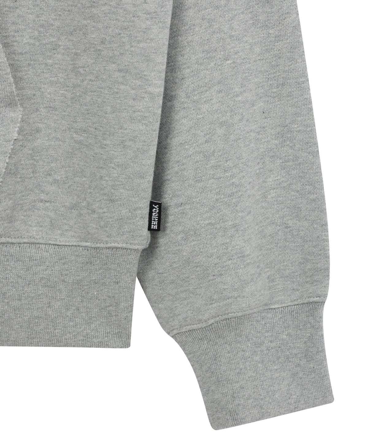 유희(YOUHEE) YOUHEE RIBBON HOOD ZIP-UP MELANGE GREY